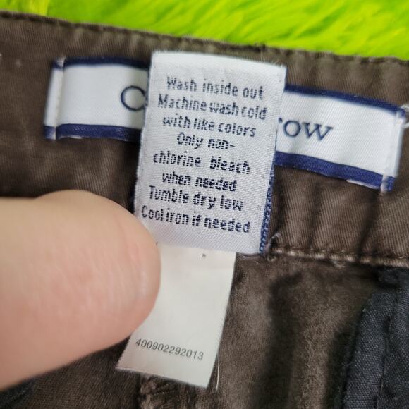 Y2k Croft & Barrow Brown Straight Leg Pants Trousers 6 Regular - Picture 5 of 7